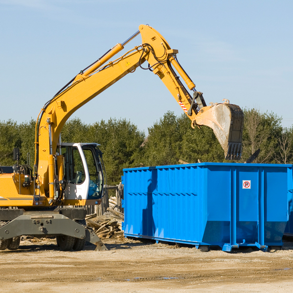 can i choose the location where the residential dumpster will be placed in Boise City Oklahoma